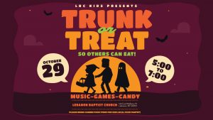 Trunk or Treat @ Lebanon Baptist Church | Lebanon | Kentucky | United States